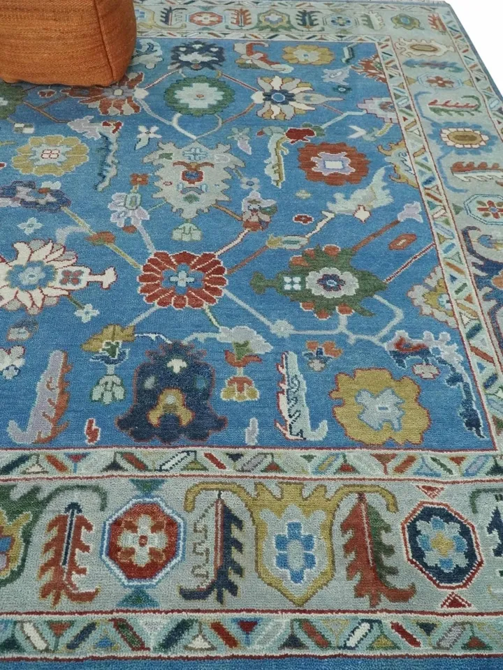 Hand Knotted oushak rugs 100% wool for living room, bed room, kids room in any size 9x12,8x10,6x9,5x8,4x6,4x12 come on guys!!!!!