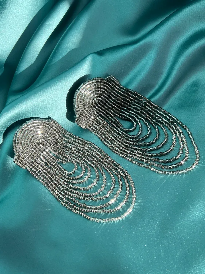 Cascade Beaded Earrings