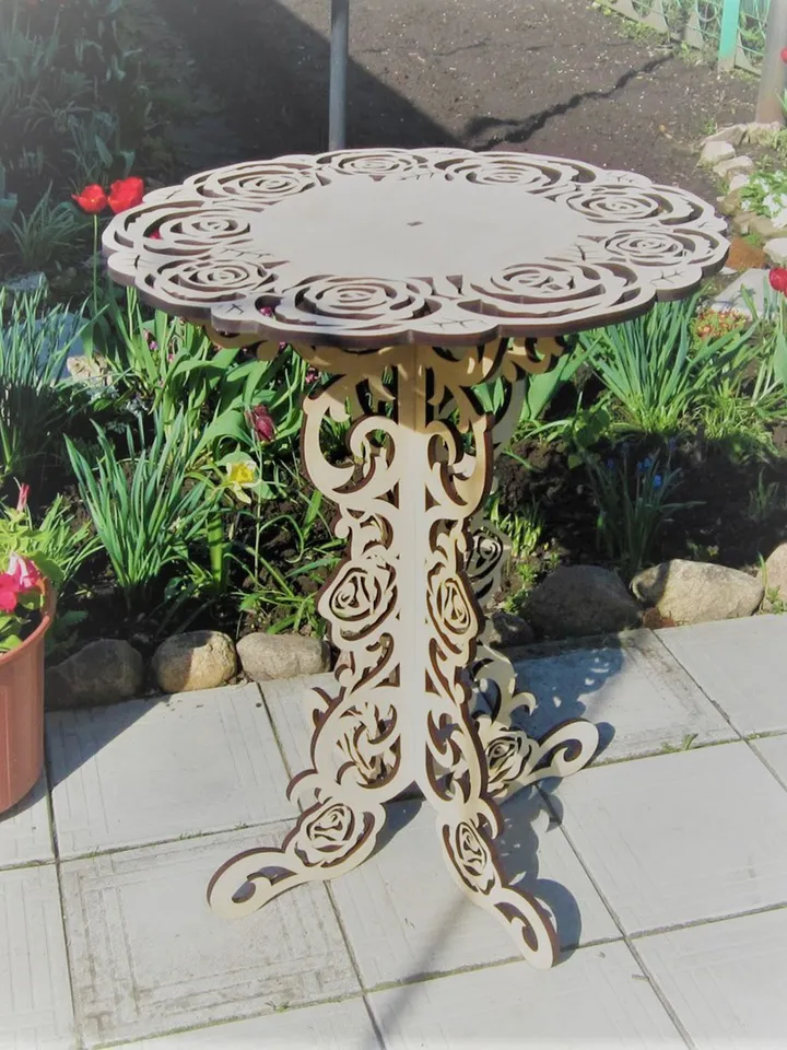 Digital Template Cnc Router Files Cnc Openwork Table Files for Wood Laser Cut Pattern