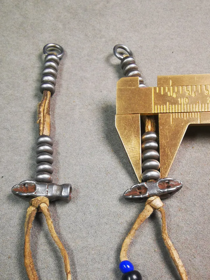 Gandhanra Handmade Tibetan Buddhist Mala Counters,Prayer Bead Counters,with Dorje and Vajra, Made of Cold Iron