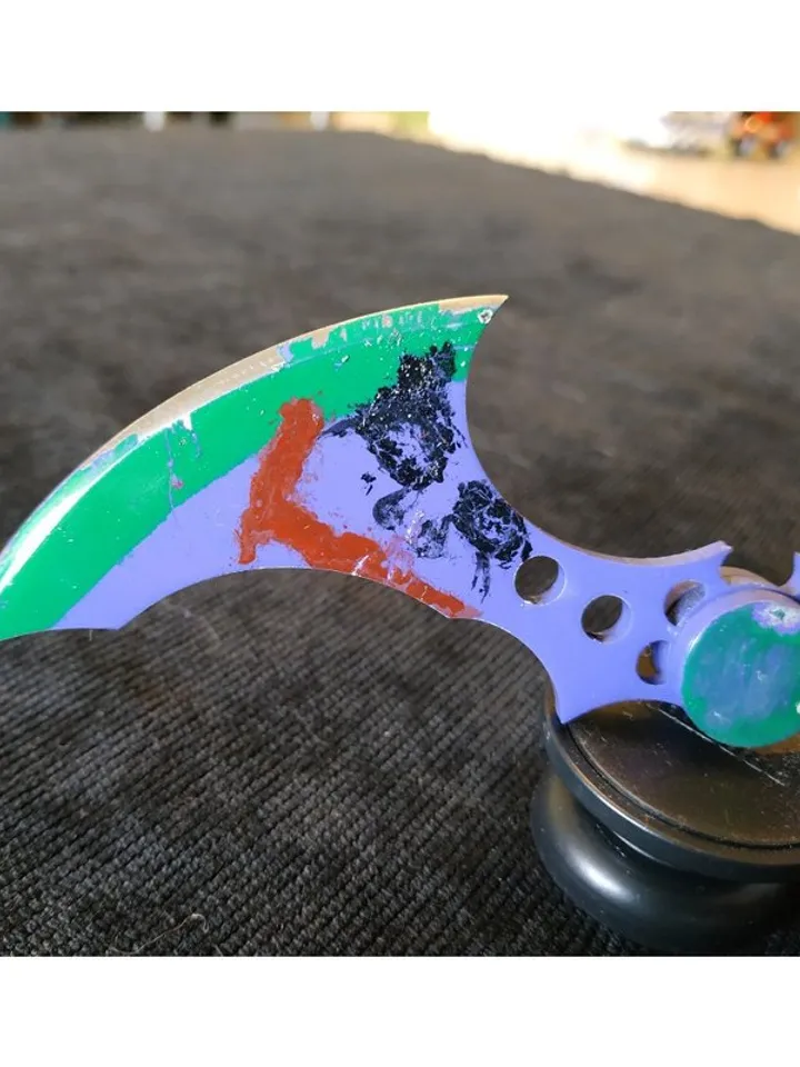 Batman cosplay - Joker's Batarang - One unit is a 1 piece - made to order