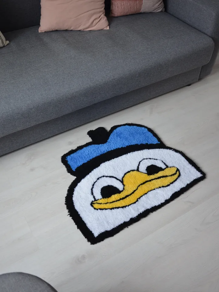 Customs Rug Donald Carpet to order by photo Duck Custom Carpet Custom Rugs Know Your Meme Internet
