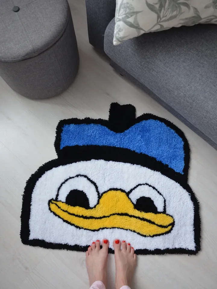 Customs Rug Donald Carpet to order by photo Duck Custom Carpet Custom Rugs Know Your Meme Internet