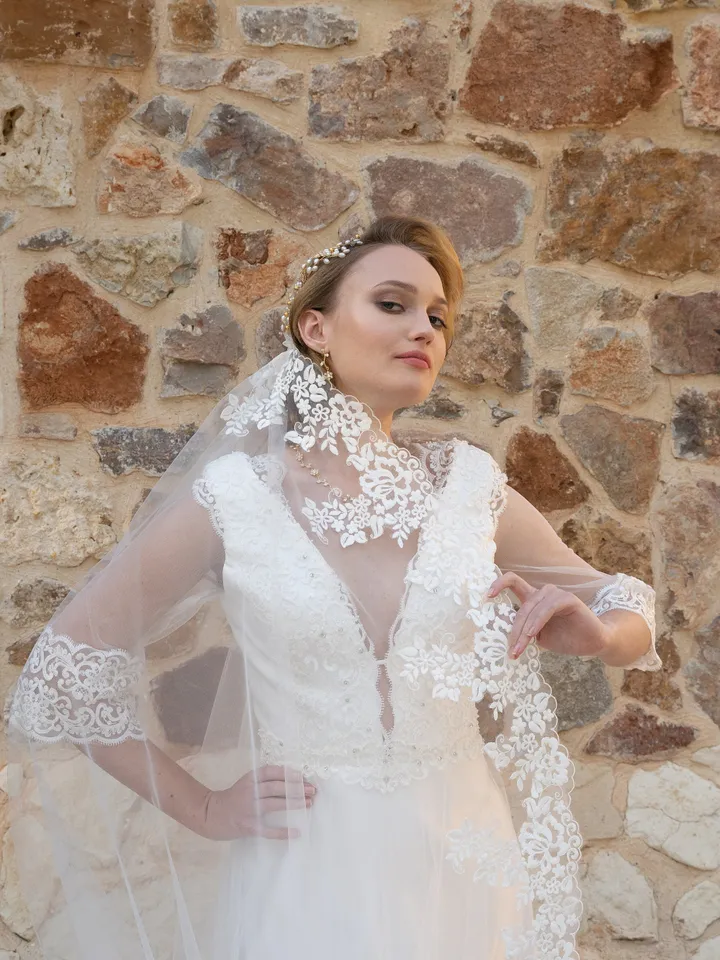 New Cathedral Wedding Veil, Bridal Veil Cathedral, Leaf cathedral veil, Unique veil wedding cathedral, Wedding veil cathedral flowers 900153