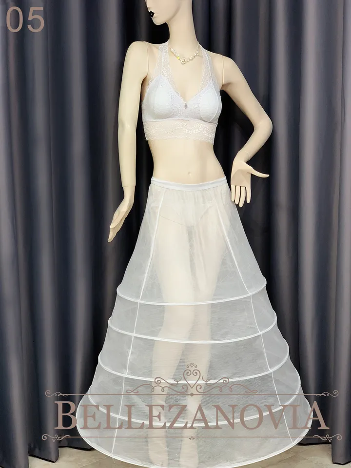 Bridal Petticoat, Petticoats unique size, 9 Hoop Underskirt, Wedding Petticoat, Crinoline Bridal Wedding, One-Tiered Netted Petticoat, Skirt