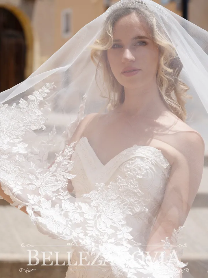 long veil wedding / long bridal veil / Sequins Veil / Cathedral wedding veil lace / Chapel bridal veil / Royal Veil Sequins - 900232