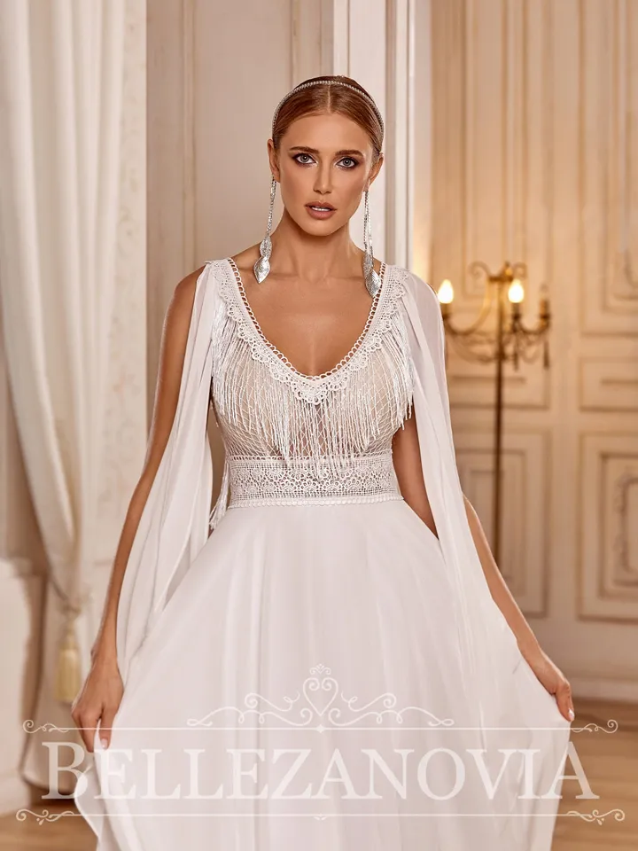 Simple wedding dress, Boho wedding dress, Rustic wedding gown, Ivory Lace Vintage Wedding Dress, Bohemian Bridal Gown, Vintage Bridal Gown