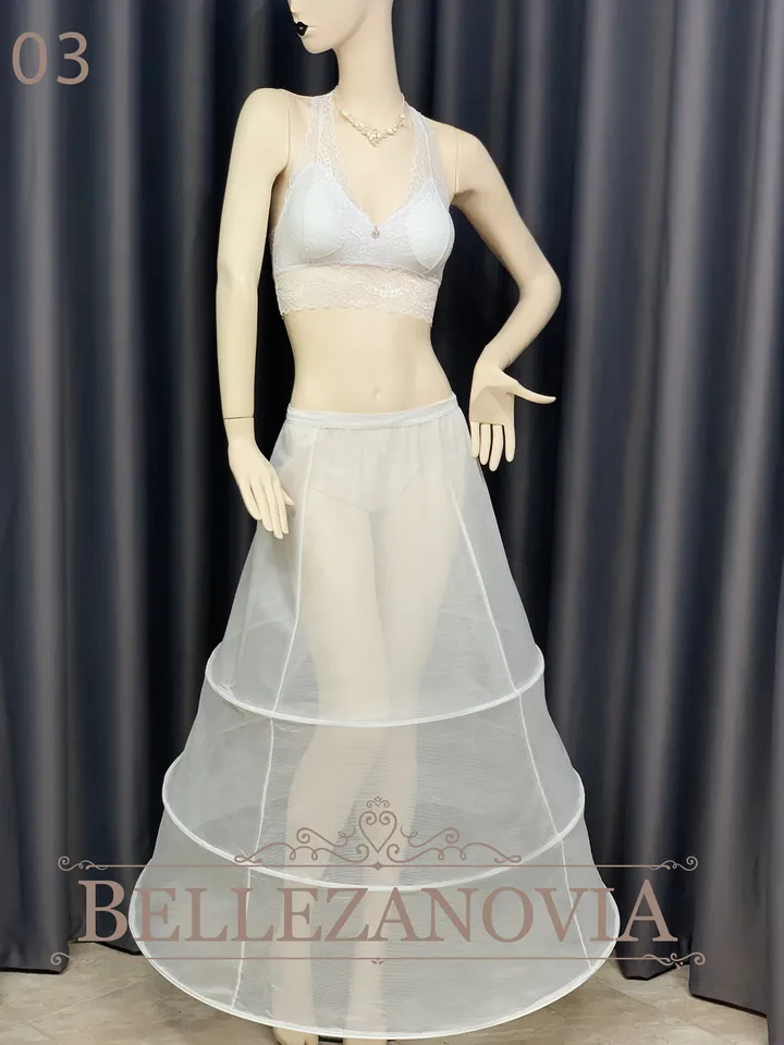 Bridal Petticoat, Petticoats unique size, 9 Hoop Underskirt, Wedding Petticoat, Crinoline Bridal Wedding, One-Tiered Netted Petticoat, Skirt