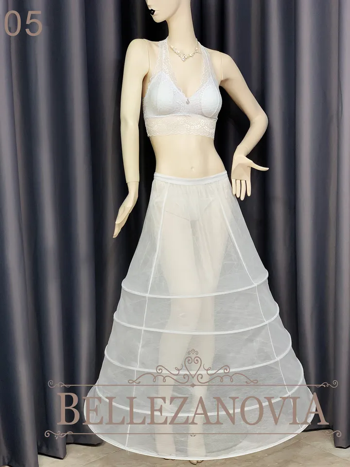 Bridal Petticoat, Petticoats unique size, 9 Hoop Underskirt, Wedding Petticoat, Crinoline Bridal Wedding, One-Tiered Netted Petticoat, Skirt