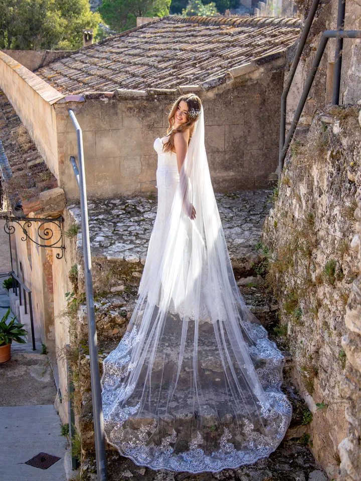 Cathedral wedding veil, Unique veil wedding cathedral, Sequin veil, Veil wedding cathedral, Royal cathedral veil,