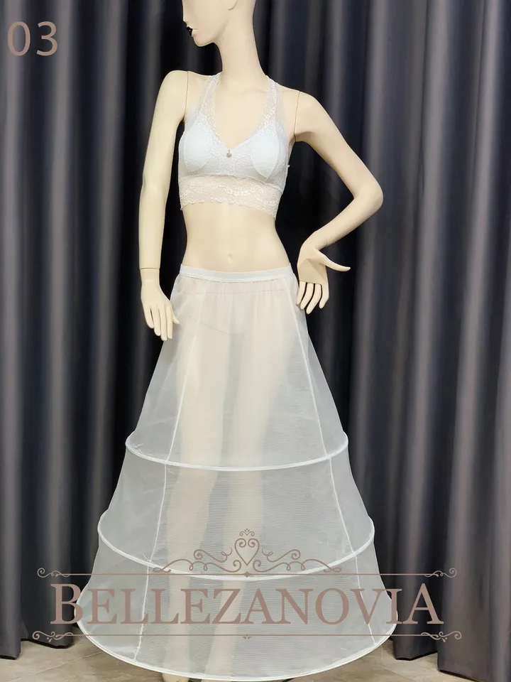 Bridal Petticoat, Petticoats unique size, 3 Hoop Underskirt, Wedding Petticoat, Crinoline Bridal Wedding, One-Tiered Netted Petticoat, Skirt