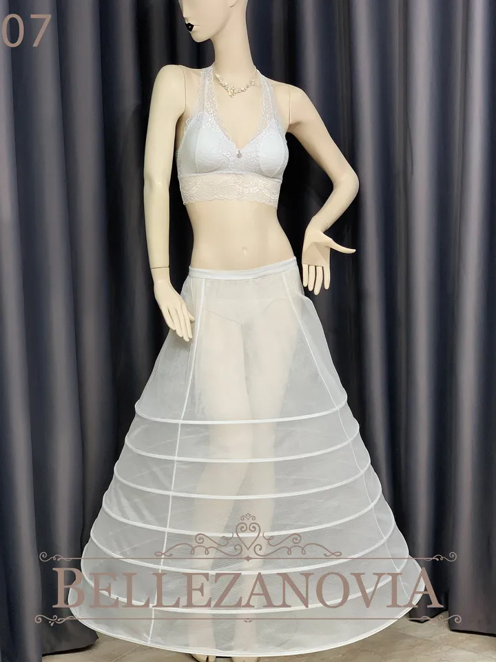 Bridal Petticoat, Petticoats unique size, 9 Hoop Underskirt, Wedding Petticoat, Crinoline Bridal Wedding, One-Tiered Netted Petticoat, Skirt