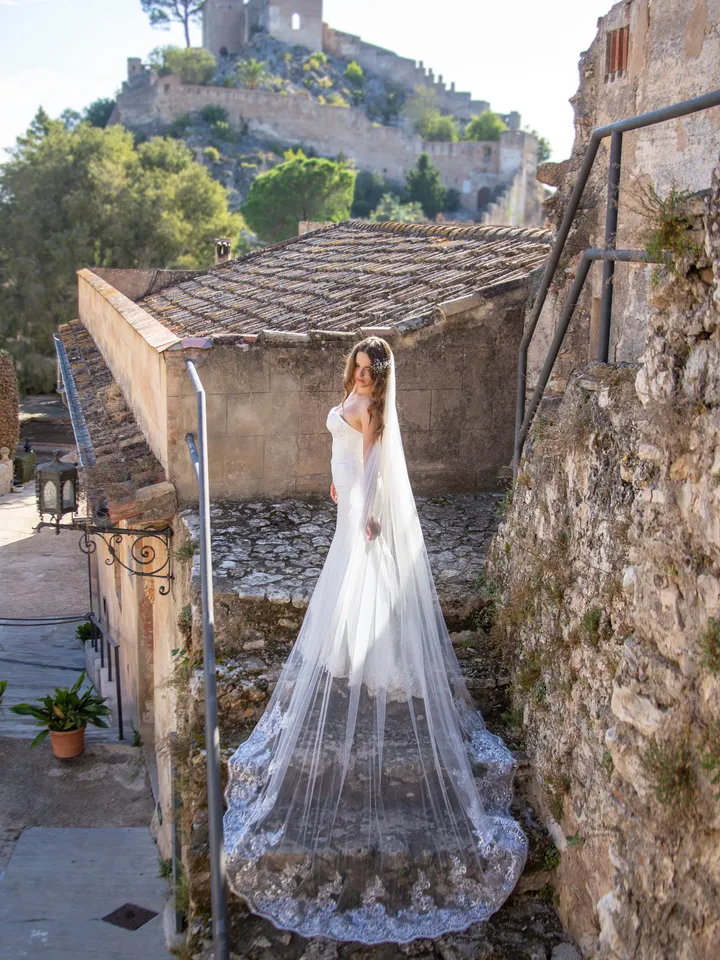 Cathedral wedding veil, Unique veil wedding cathedral, Sequin veil, Veil wedding cathedral, Royal cathedral veil,