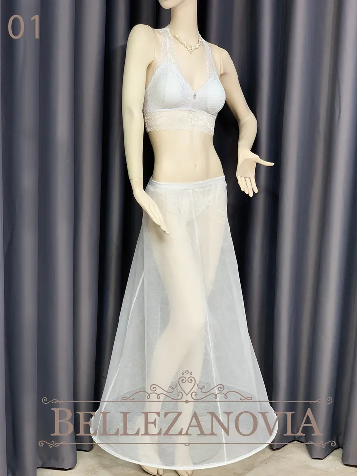 Bridal Petticoat, Petticoats unique size, 3 Hoop Underskirt, Wedding Petticoat, Crinoline Bridal Wedding, One-Tiered Netted Petticoat, Skirt