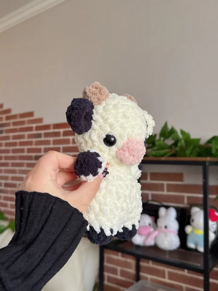 Crochet pattern chubby cow, plushie crochet toys, cow crochet, cute baby cow crochet pattern PDF file US terms