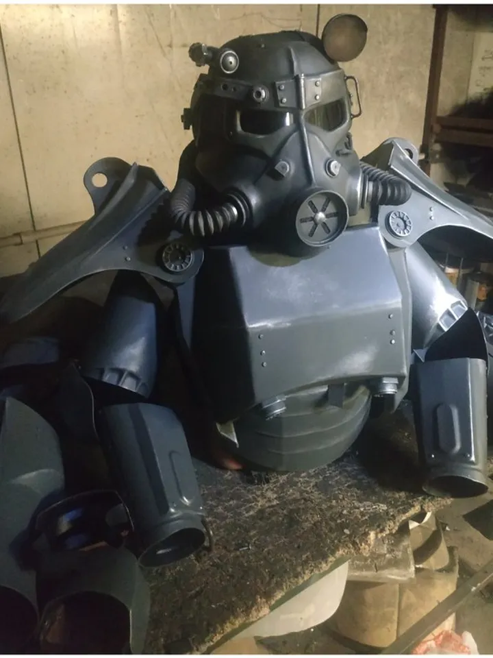 Fallout cosplay - power armor - NOT FOAM - T45d - Fallout 2 - inspired - full ar