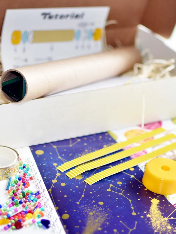 Adult craft kit roommate gift. Kaleidoscope kit science gifts.