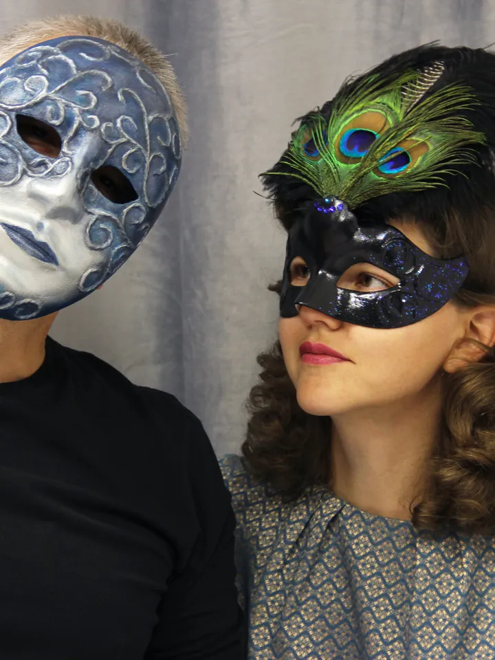 Peacock masquerade mask women to carnival costume, New years eve. Venetian mask to masquerade costume.