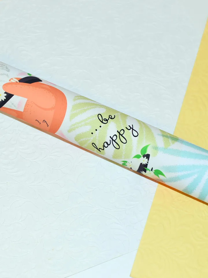 Roommate sloth gifts kaleidoscope. Friendship stress relief gift or best friend miss you gift.