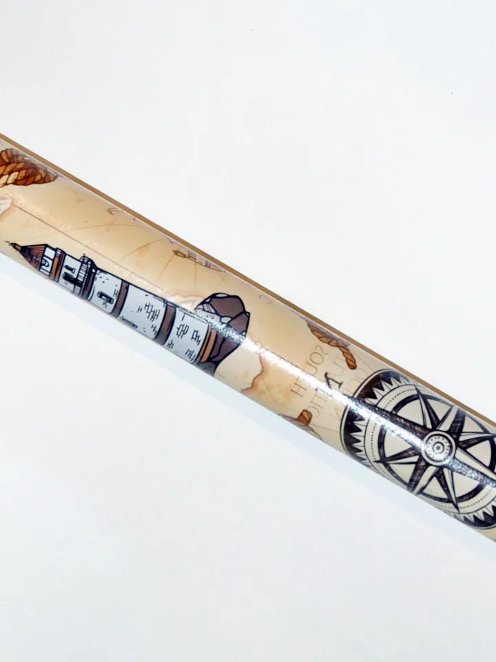 Nautical decor, lighthouse gift, kaleidoscope, coastal decor, art history, librarian gifts.