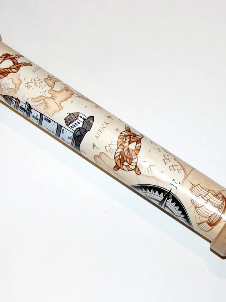 Nautical decor, kaleidoscope, art history teacher gift, lighthouse gift, coastal decor, librarian gifts.