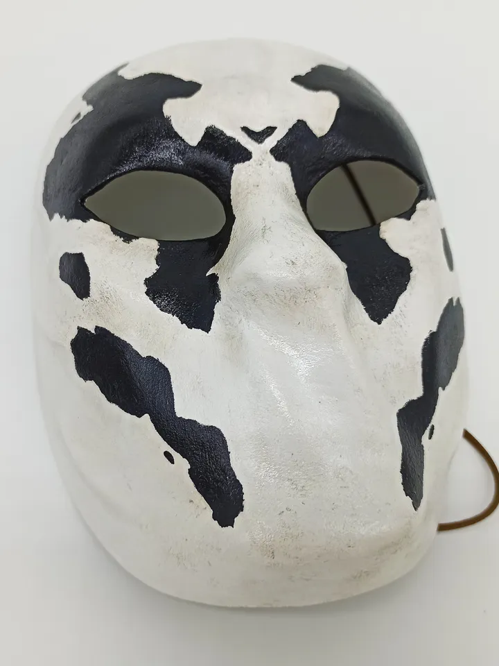 Rorschach mask. Cosplay mask men for Cosplay costume. Watchmen mask.