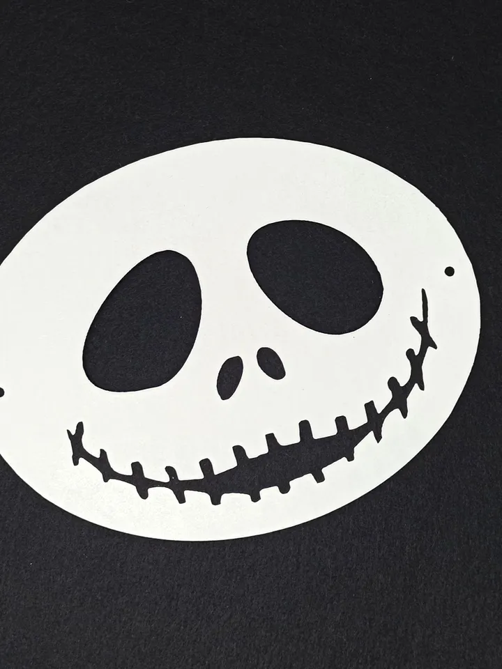 Luminous glowing mask. Halloween light up mask. Led masquerade mask to halloween costume of skeleton.