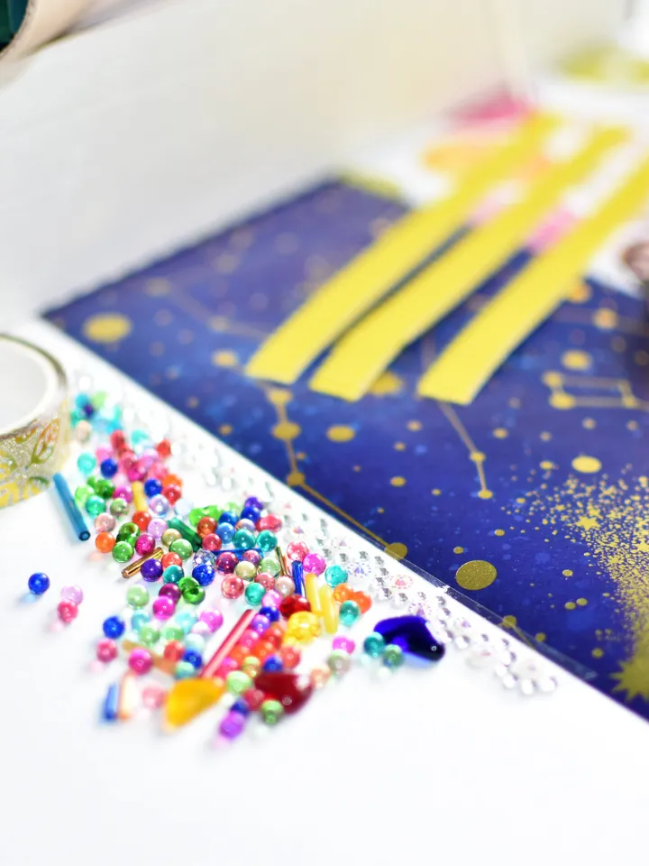 Kaleidoscope kit, Activity box for adults. DIY adult craft kit. Skill toy kids craft kits, science gifts.