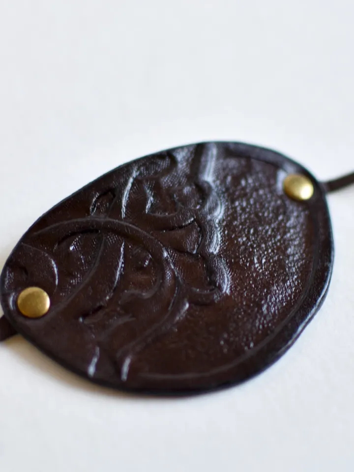 Black leather eye patch, pirate cosplay costume, pirate eye patch, custom cosplay costume.