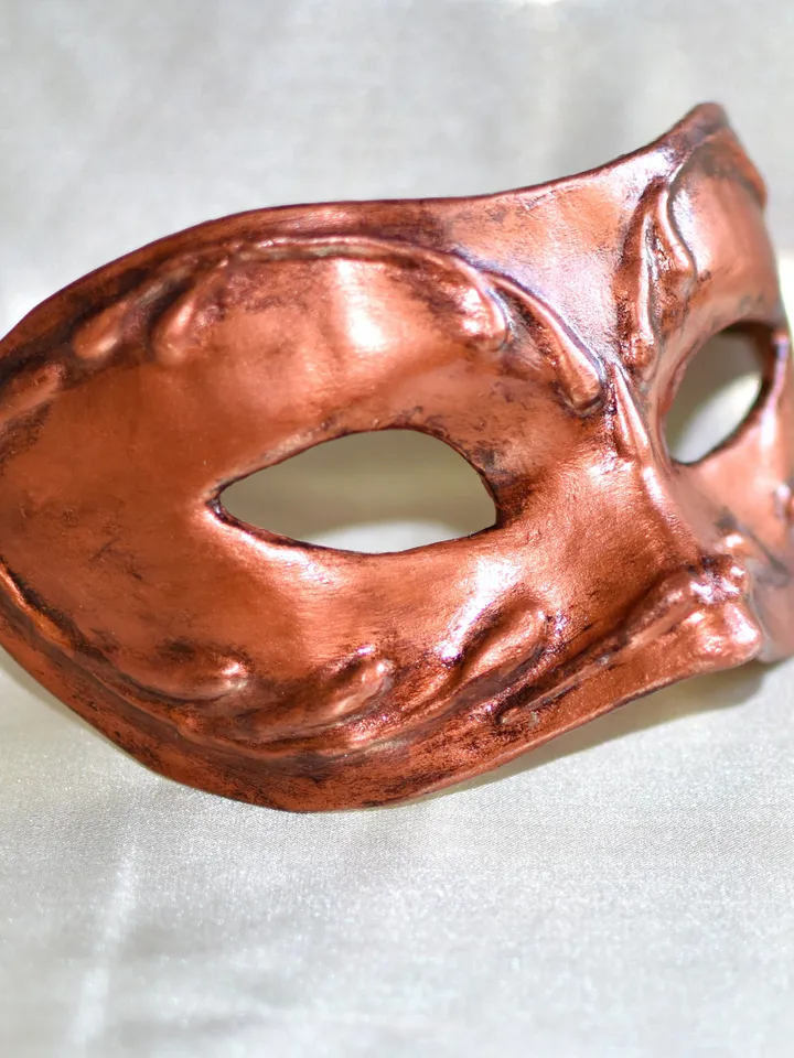 Masquerade mask men. Phantom of the opera half face Venetian mask to masquerade costume. Custom cosplay mask to halloween costume.