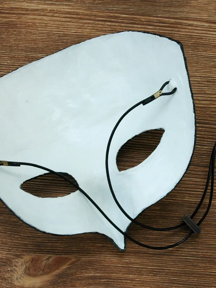 Bird cosplay mask for halloween costume . Venetian mask men. Bird skull face mask for carnival costume.