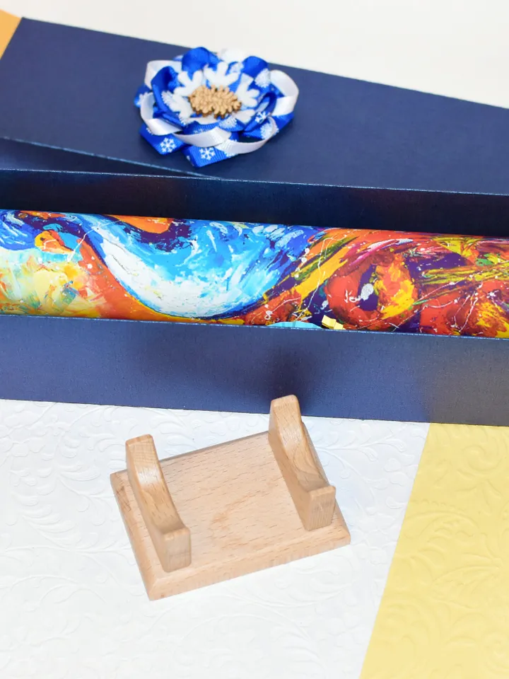 Peacock kaleidoscope. Art print roommate gift. Art therapy friendship long distance gift with watercolor bird peacock.