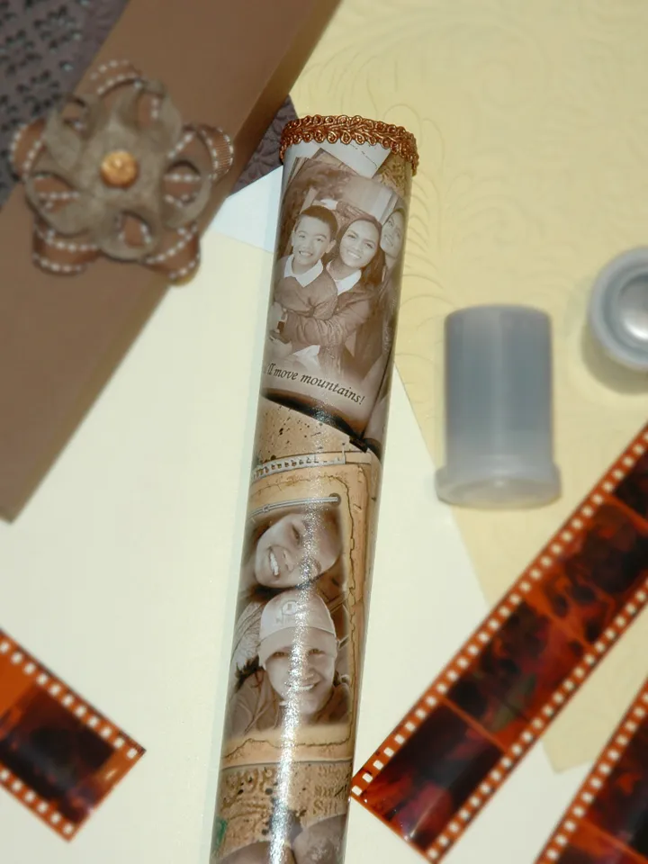 Kaleidoscope as unique photo gift. Photo collage gift for long distance mom or anniversary. Unique sister gift.