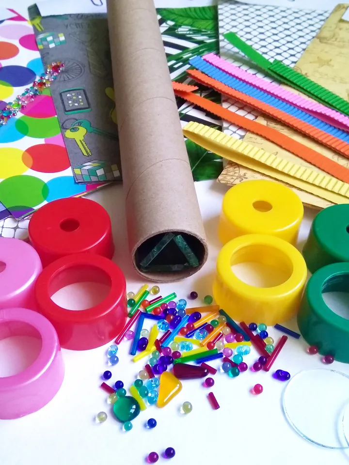 Mystery box DIY craft kit for adults and kids science kit.Activities kit for kids. DIY kaleidoscope kit Stim toy.