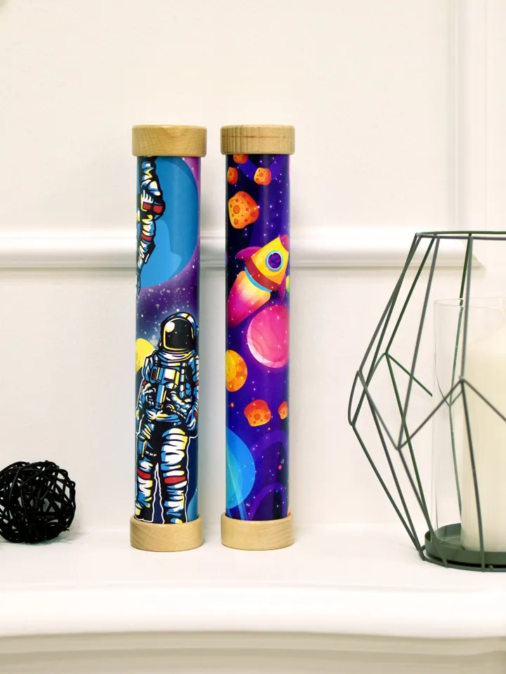 Outer space age kaleidoscope. Astronomy gifts for science teacher. Roommate gift for christmas eve box.