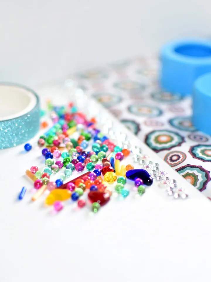 Kaleidoscope kit Activity box. DIY adult craft kit. Skill toy kids craft kits with science gifts.