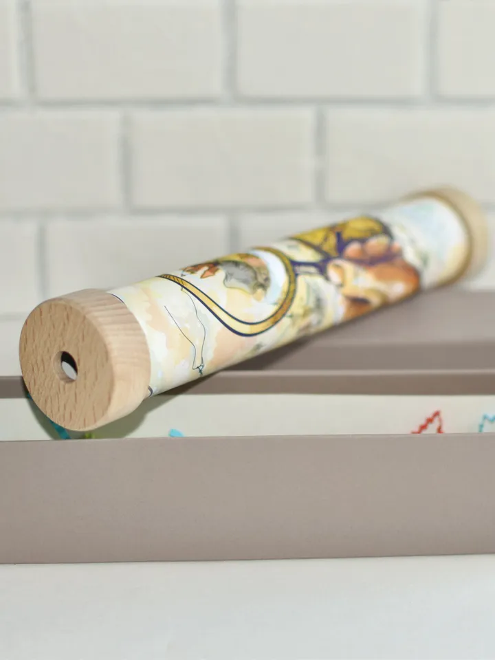 Roommate gift, kaleidoscope for pirate lover, friendship gift with map print vintage, history teacher gift for stress relief.