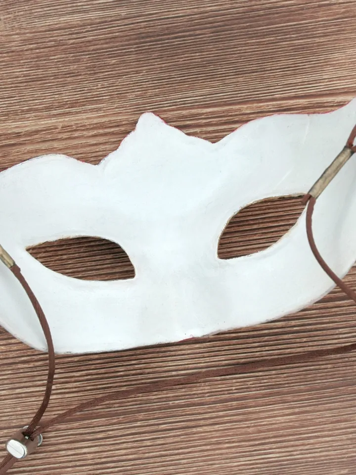 Masquerade mask women to carnival costume of Marie antoinette style design. Red gold venetian mask for New years eve.