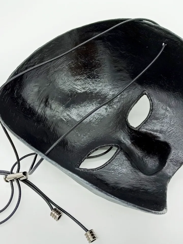 Phantom of the opera, Custom cosplay mask, full face mask, masquerade mask men, halloween mask.