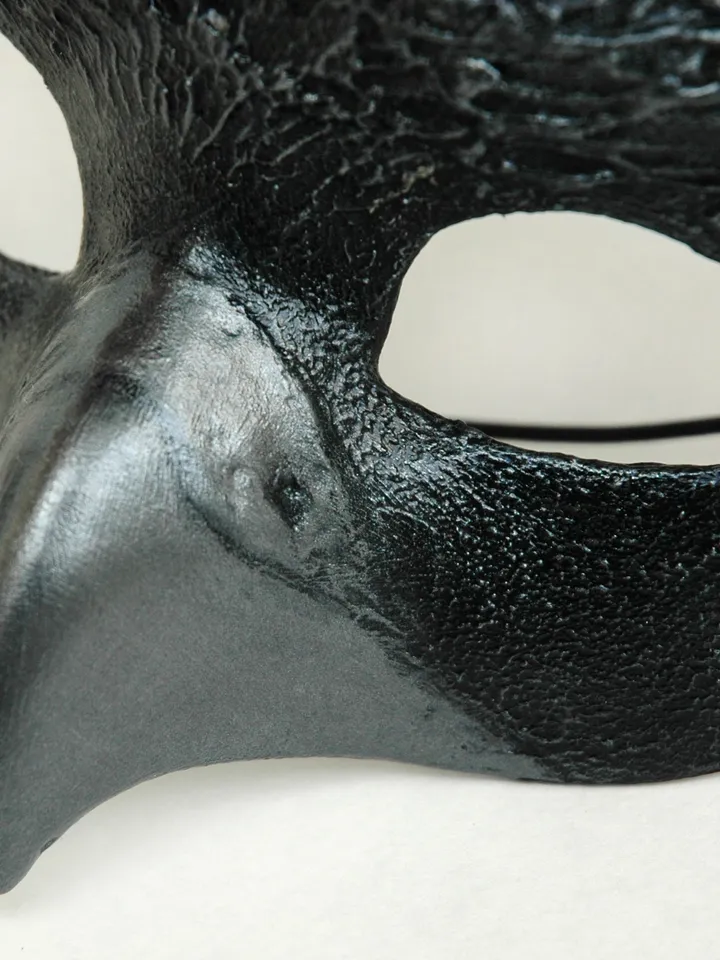 Bird cosplay mask for halloween costume . Venetian mask men. Bird skull face mask for carnival costume.