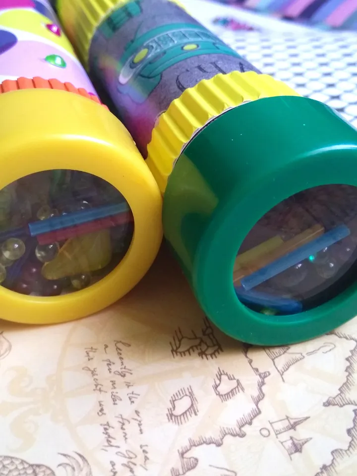 Mystery box DIY craft kit kaleidoscope. Activity box for adults. Educational activities stim toy.
