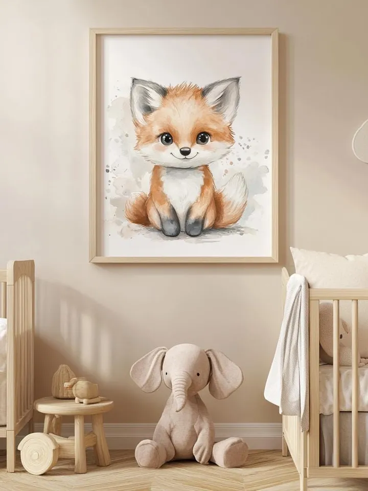 55 PRINTABLES for Nursery print, nursery decor printable wall art; kids room watercolor art; cute playrom posters; digital download