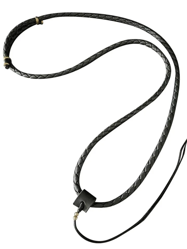 Gandhanra Handmade Leather Cord for Amulet Pendant,Necklace,can be adjustable