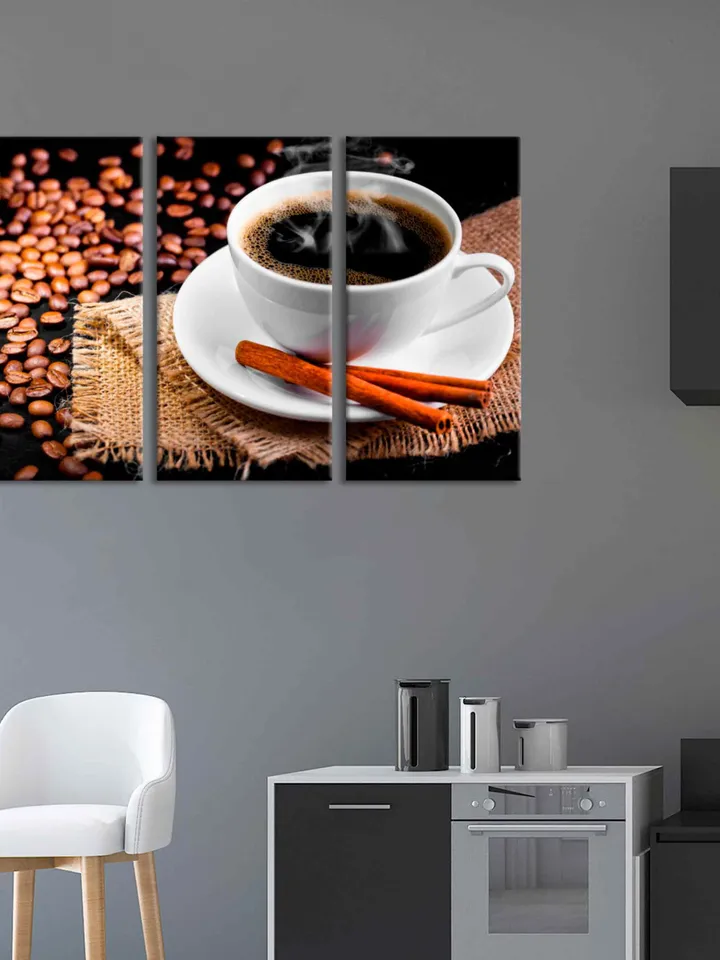Coffee wall art Café wall decor Dining Room Home wall decor Coffee Print Set Kitchen Decor Cafe Shop Decor Coffee beans art Сinnamon print