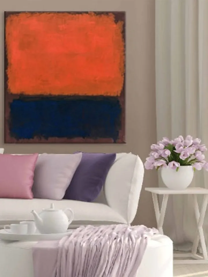 Mark Rothko Red Reproduction canvas print Modern wall decor Abstract minimalism painting Abstract art Modern painting Abstract expressionism