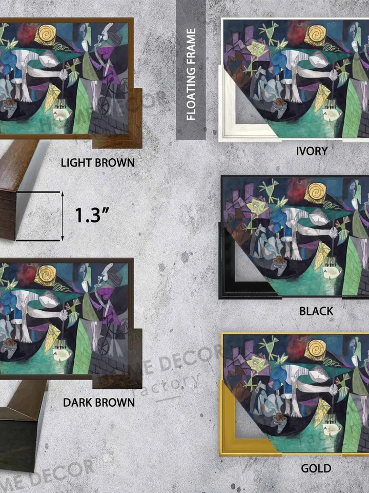 Pablo Picasso Night Fishing at Antibes fine reproduction Living Room Art Pablo Picasso Reproduction print Exhibition Poster