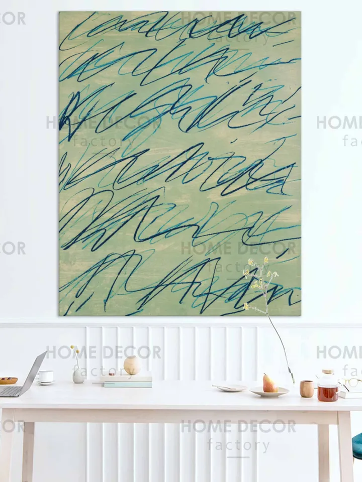 CY Twombly Roman notes Reproduction canvas Print Moder Art Expressionism Abstract minimalism CY Twombly Vintage Poster Exhibition Canvas Art