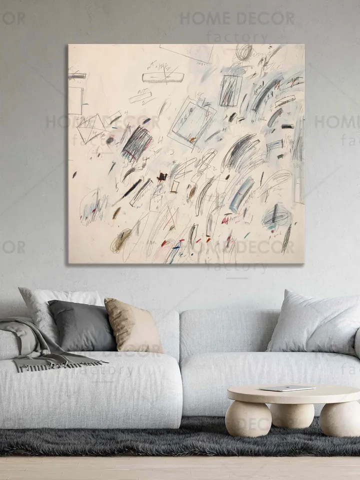 CY Twombly Bolsena Reproduction canvas print Moder Art Minimal Art Expressionism Abstract minimalism painting Abstract art Modern painting