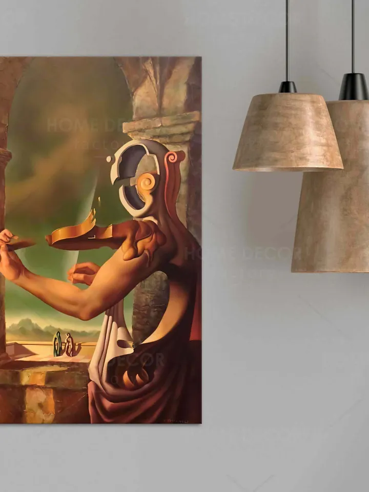 Music at Night and Other Essays Art Vito Campanella Surrealist Canvas Art Abstract Wall Decor Modern Abstrac Vintage Exhibition Canvas Art