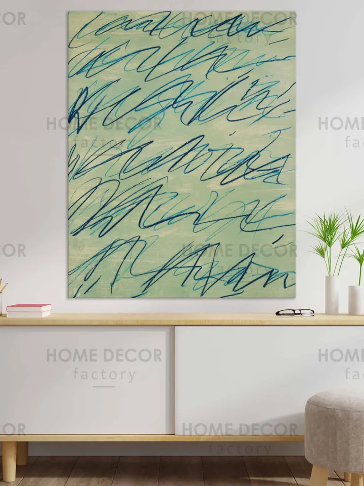 CY Twombly Roman notes Reproduction canvas Print Moder Art Expressionism Abstract minimalism CY Twombly Vintage Poster Exhibition Canvas Art